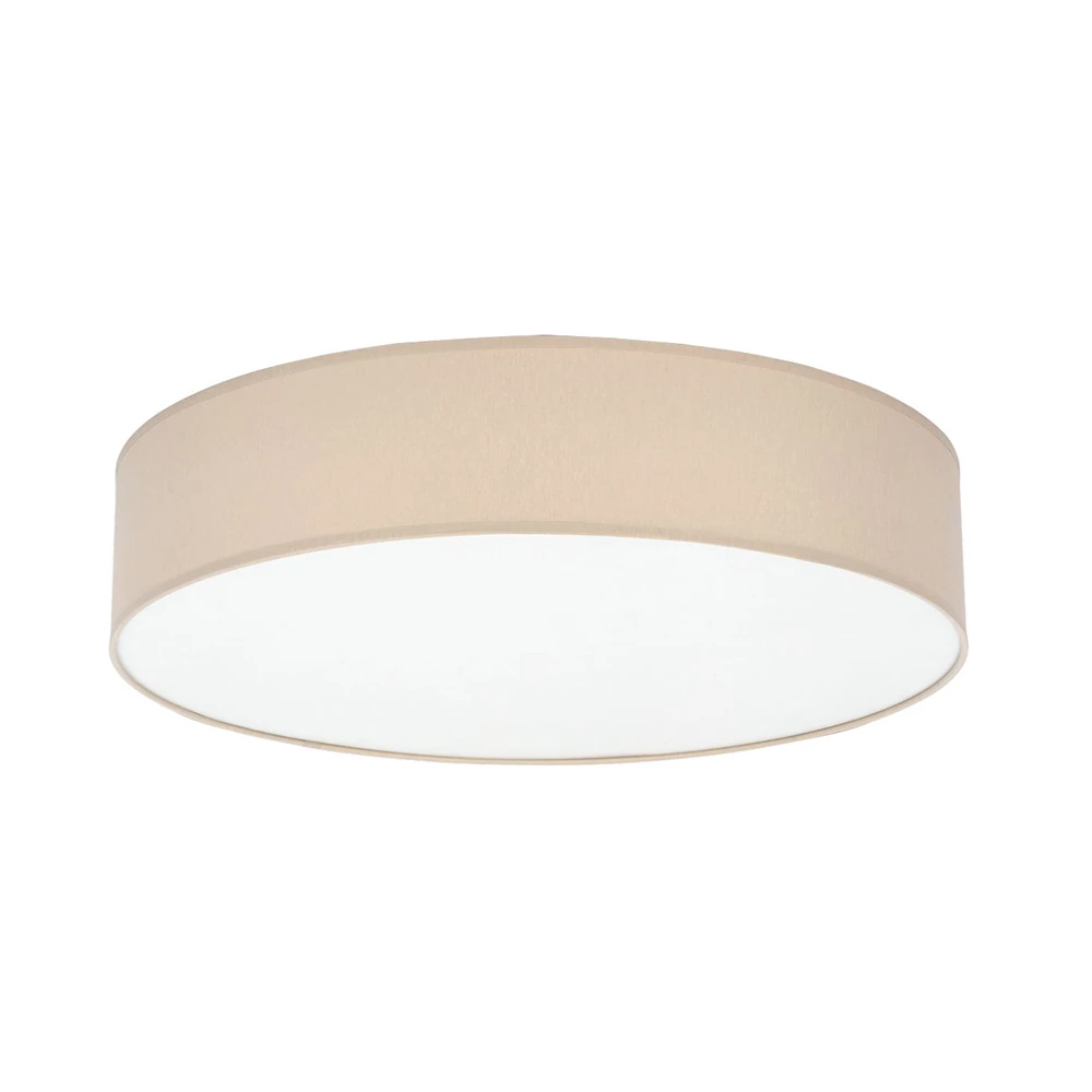 RONDO ceiling light 60 cm – round, beige and white, 4-light