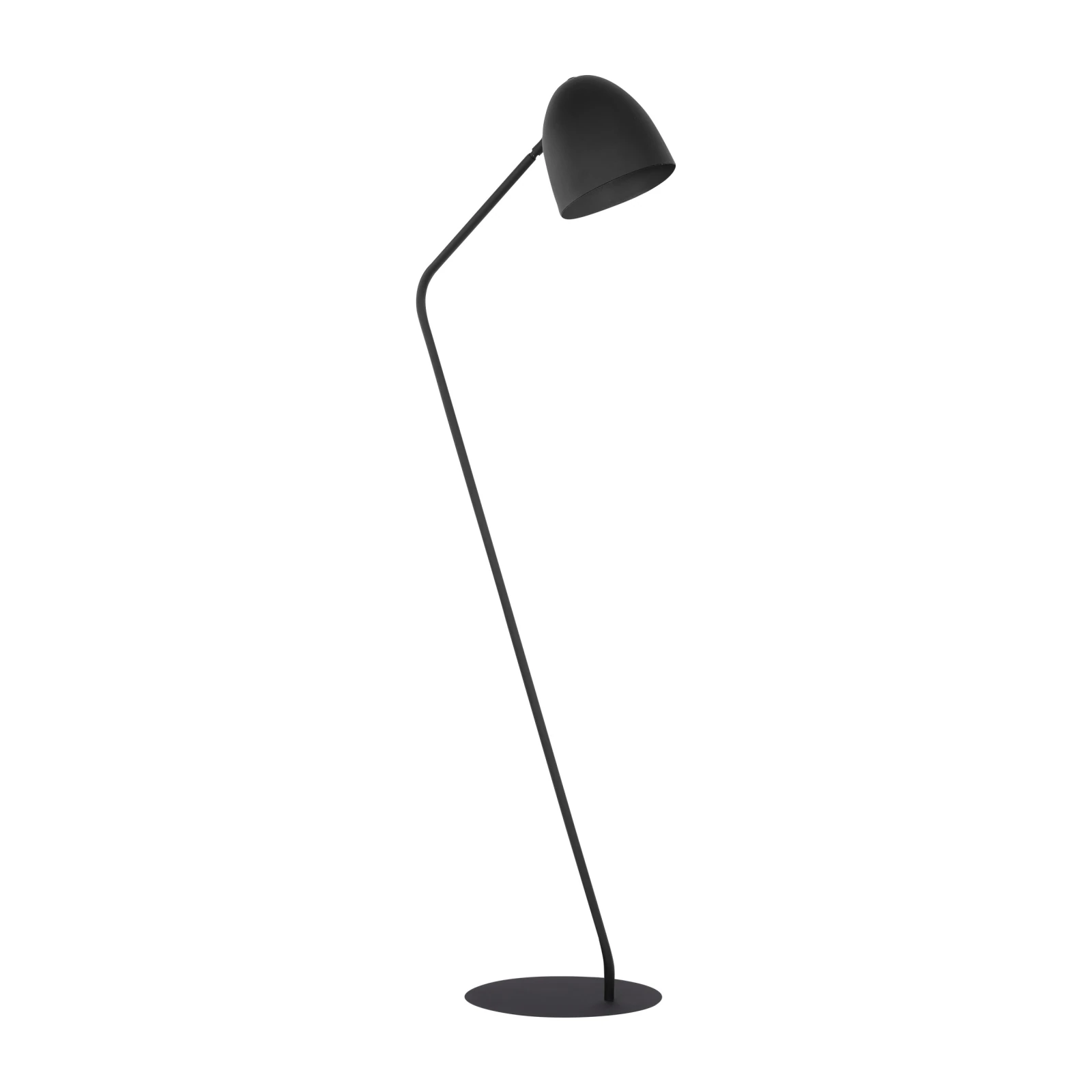 SOHO floor lamp – black shade, adjustable angle