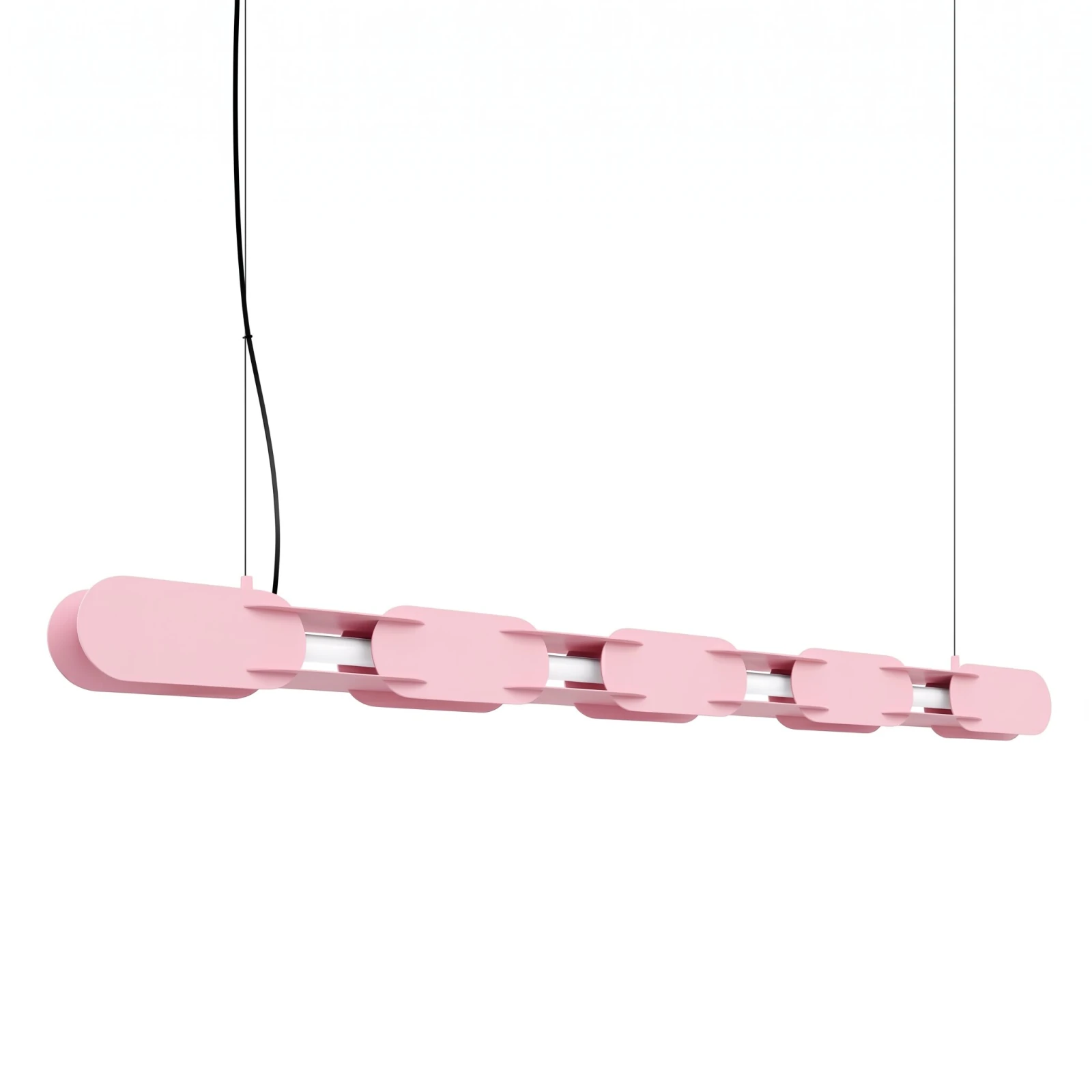 Pakabinamas šviestuvas 158 cm – linijinis, rožinis, CRI98 LED