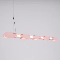Pakabinamas šviestuvas 158 cm – linijinis, rožinis, CRI98 LED - Nuotrauka 1