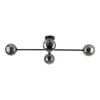 SARIUS ceiling light – black, graphite glass, 4xG9 - Image 6