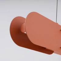 Pakabinamas LED šviestuvas 158 cm – linijinis, raudona, DALI - Nuotrauka 5