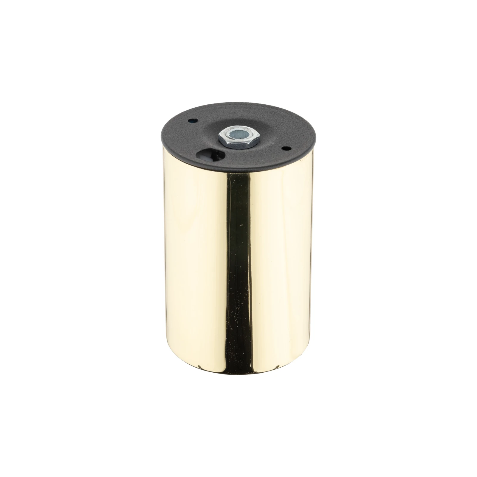 Ceiling light 10 W – round, black and gold, directional