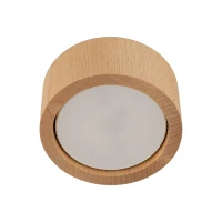 Ceiling light 11 W – cylindrical, beech finish, GU10 - Image 5