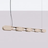 Pendant lamp 158 cm – linear, taupe, CRI98 - Image 3