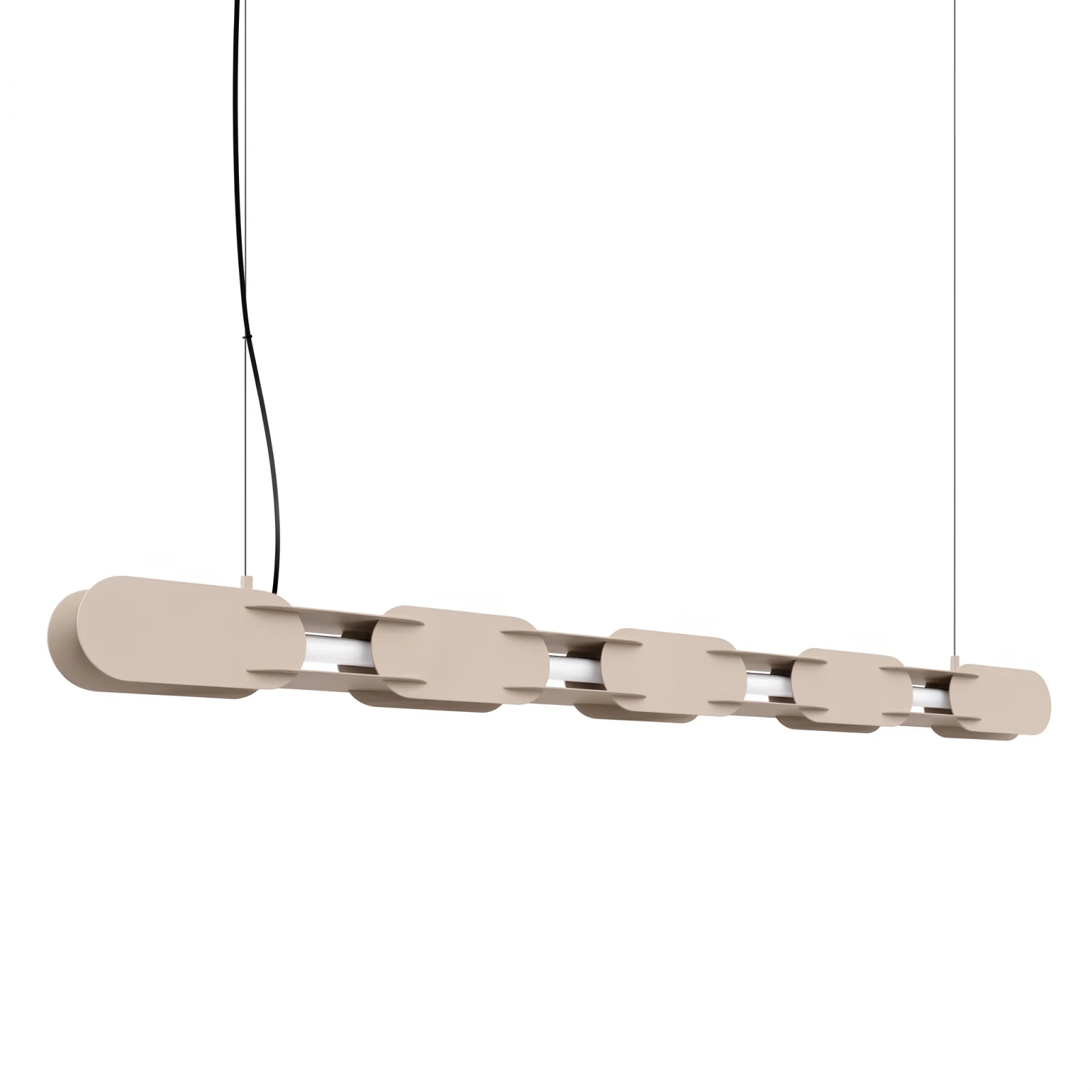 Pendant lamp 158 cm – linear, taupe, CRI98