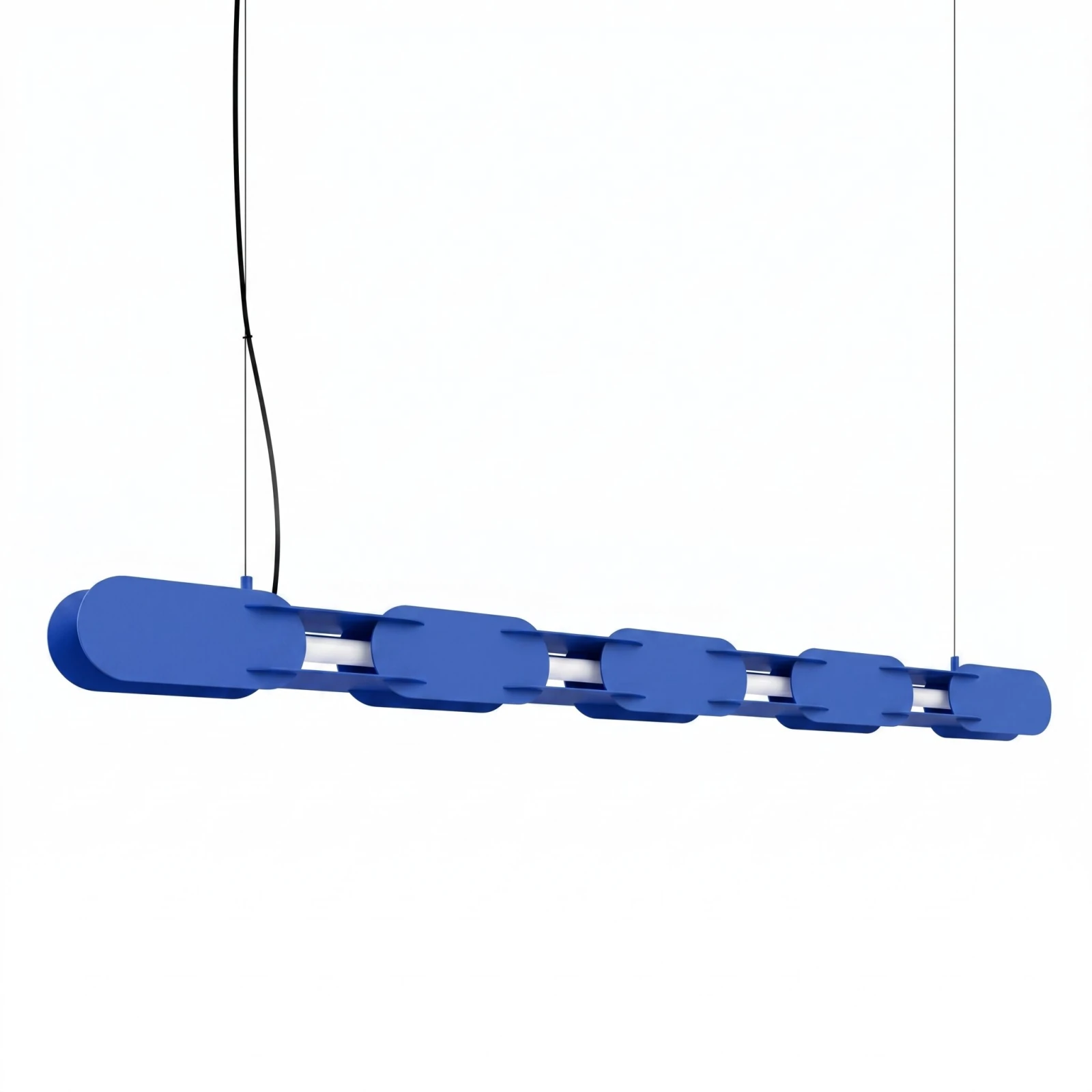 Pendant lamp 158 cm – linear, ultramarine, LED 4000K