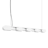 Pendant lamp 158 cm – linear, white, DALI dimmable - Image 2