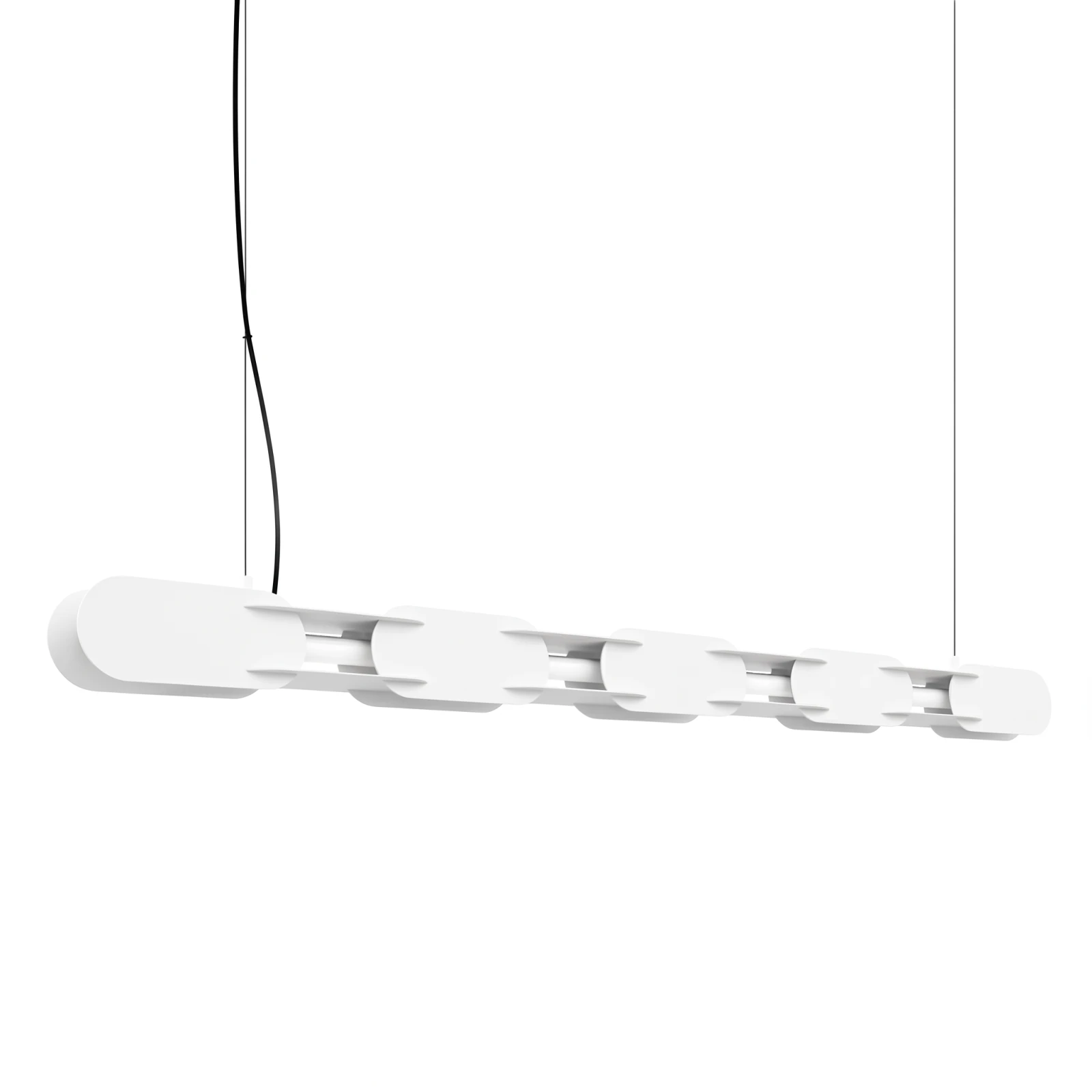 Pendant lamp 158 cm – linear, white, DALI dimmable