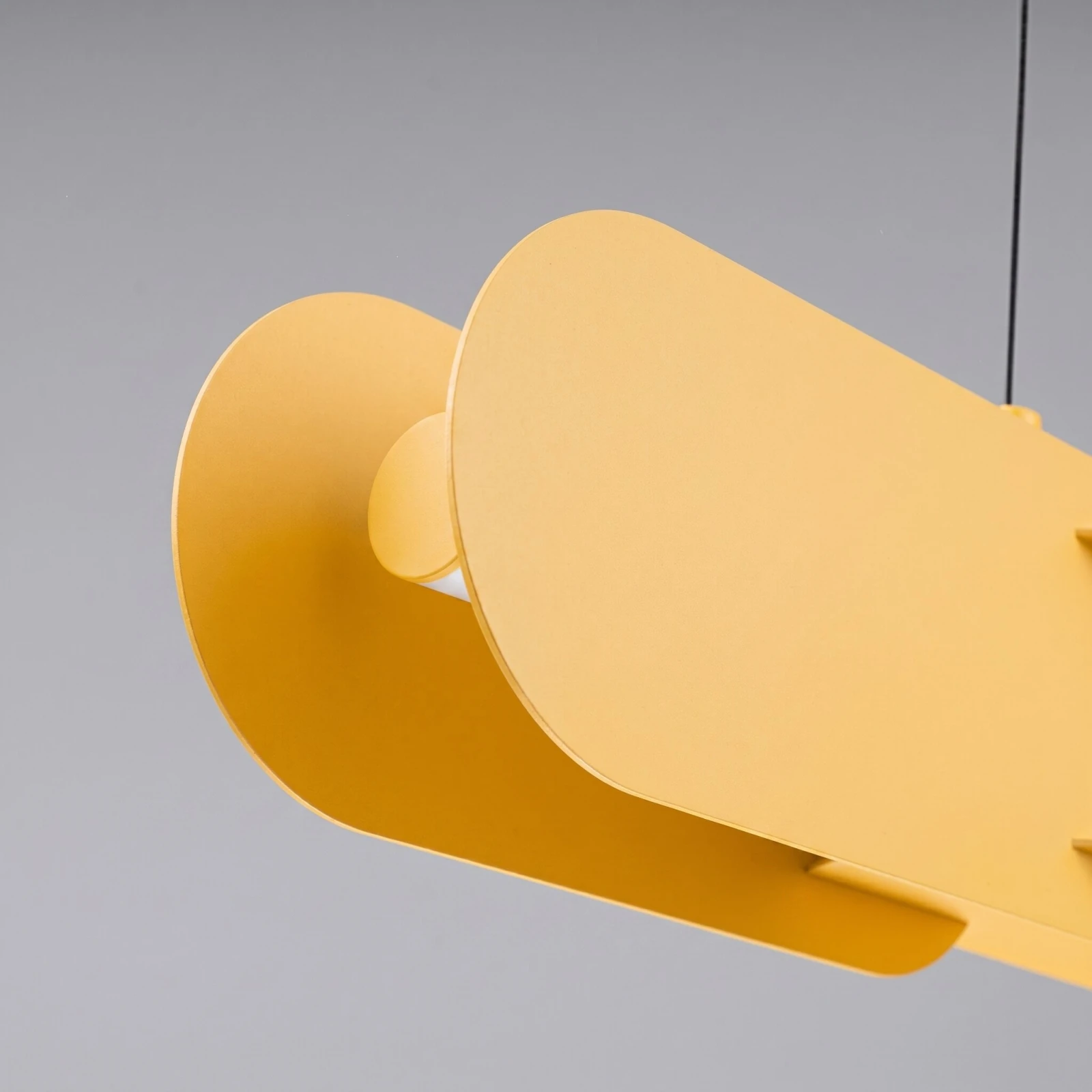 Pakabinamas šviestuvas 158 cm – linijinis, geltonas, DALI LED