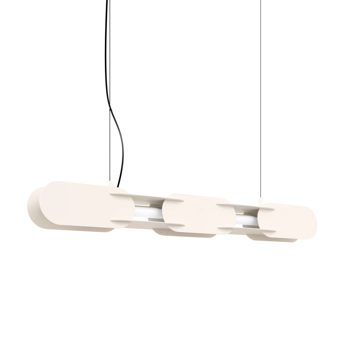 Pakabinamas LED šviestuvas 91 cm – linijinis, smėlio, DALI