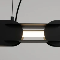 Pendant lamp 91 cm – linear, black, CRI98 - Image 4
