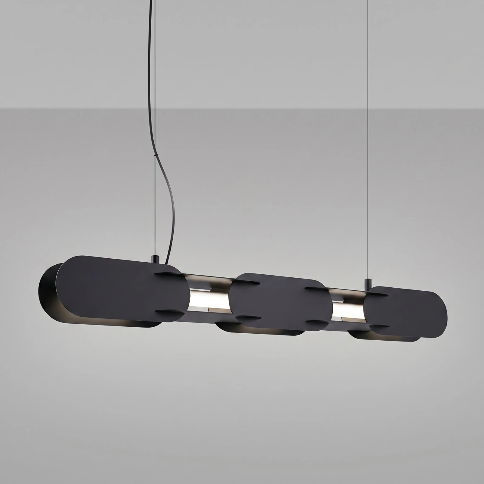 Pendant lamp 91 cm – linear, black, CRI98