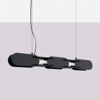 Pendant lamp 91 cm – linear, black, CRI98 - Image 3
