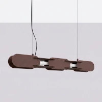 Pakabinamas šviestuvas 91 cm – linijinis, smėlio spalvos, Mygtukinis reguliavimas / DALI - Nuotrauka 3