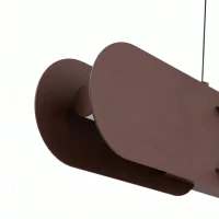 Pakabinamas LED šviestuvas 91 cm – linijinis, smėlio rudas, DALI - Nuotrauka 5