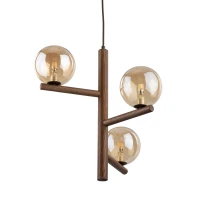 ESTERA WOOD pakabinamas šviestuvas 3xG9, rudas - Nuotrauka 3