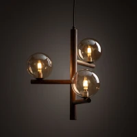 ESTERA WOOD pakabinamas šviestuvas 3xG9, rudas - Nuotrauka 1