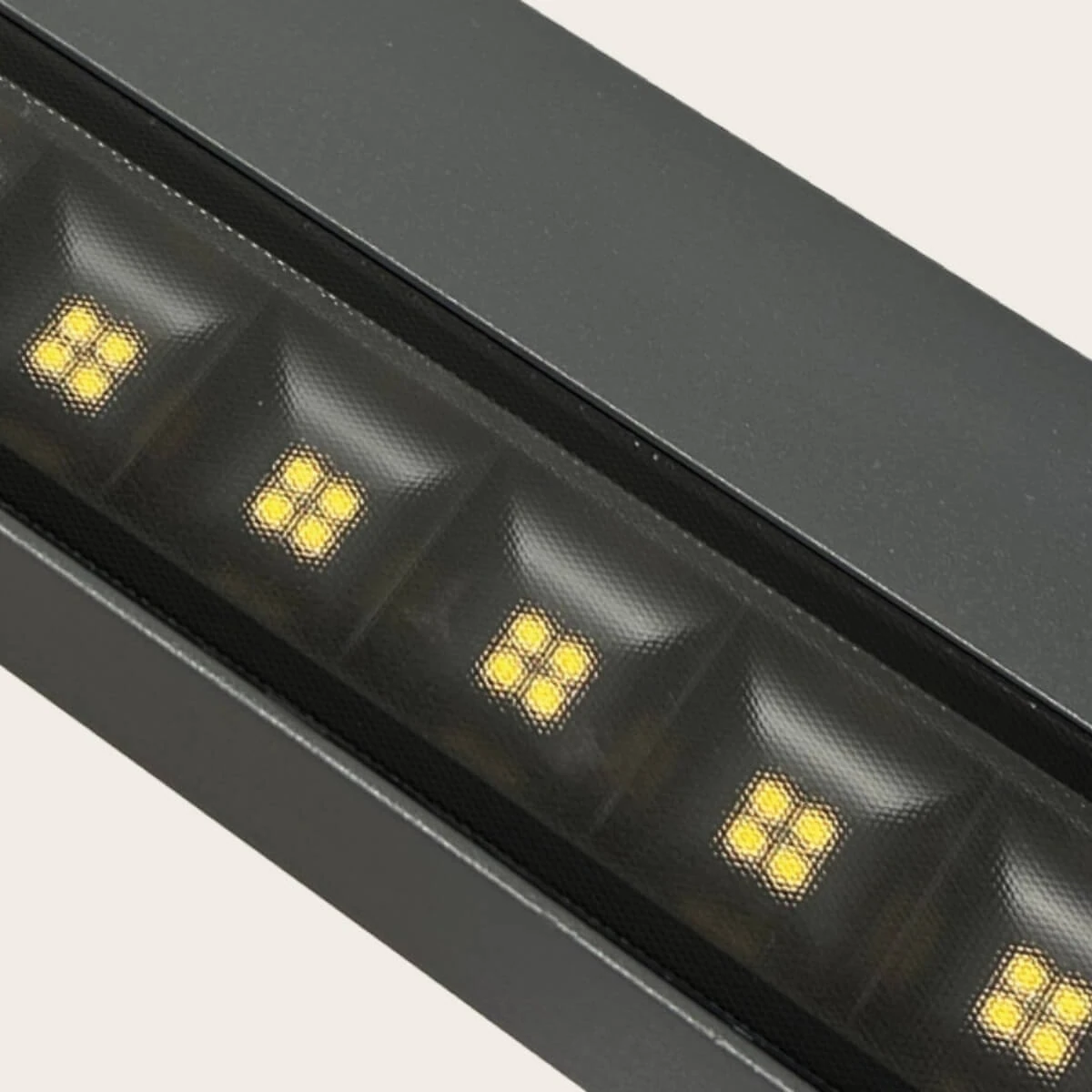 Rectangular Grey LED Wall Light 30W, Minimalist Design