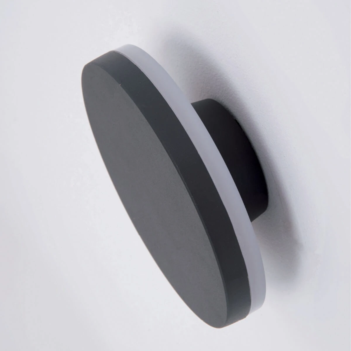 Outdoor LED Wall Light | Round, Grey, 12W