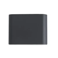 LED Up/Down Outdoor Wall Light, 6W Graphite Grey - Image 2