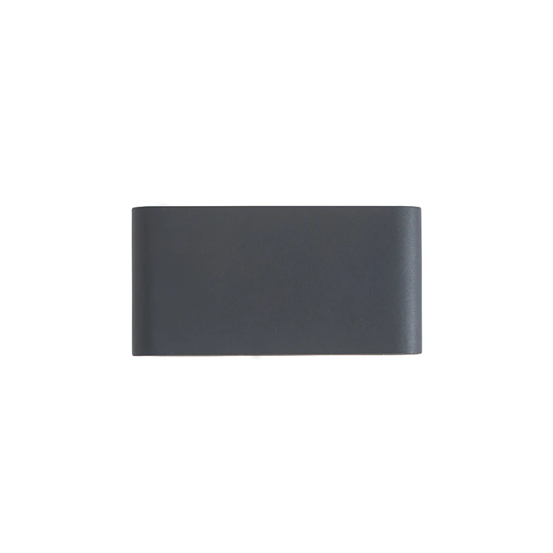 Graphite Rectangular LED Wall Light 12W, IP65