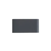 Graphite Rectangular LED Wall Light 12W, IP65 - Image 2