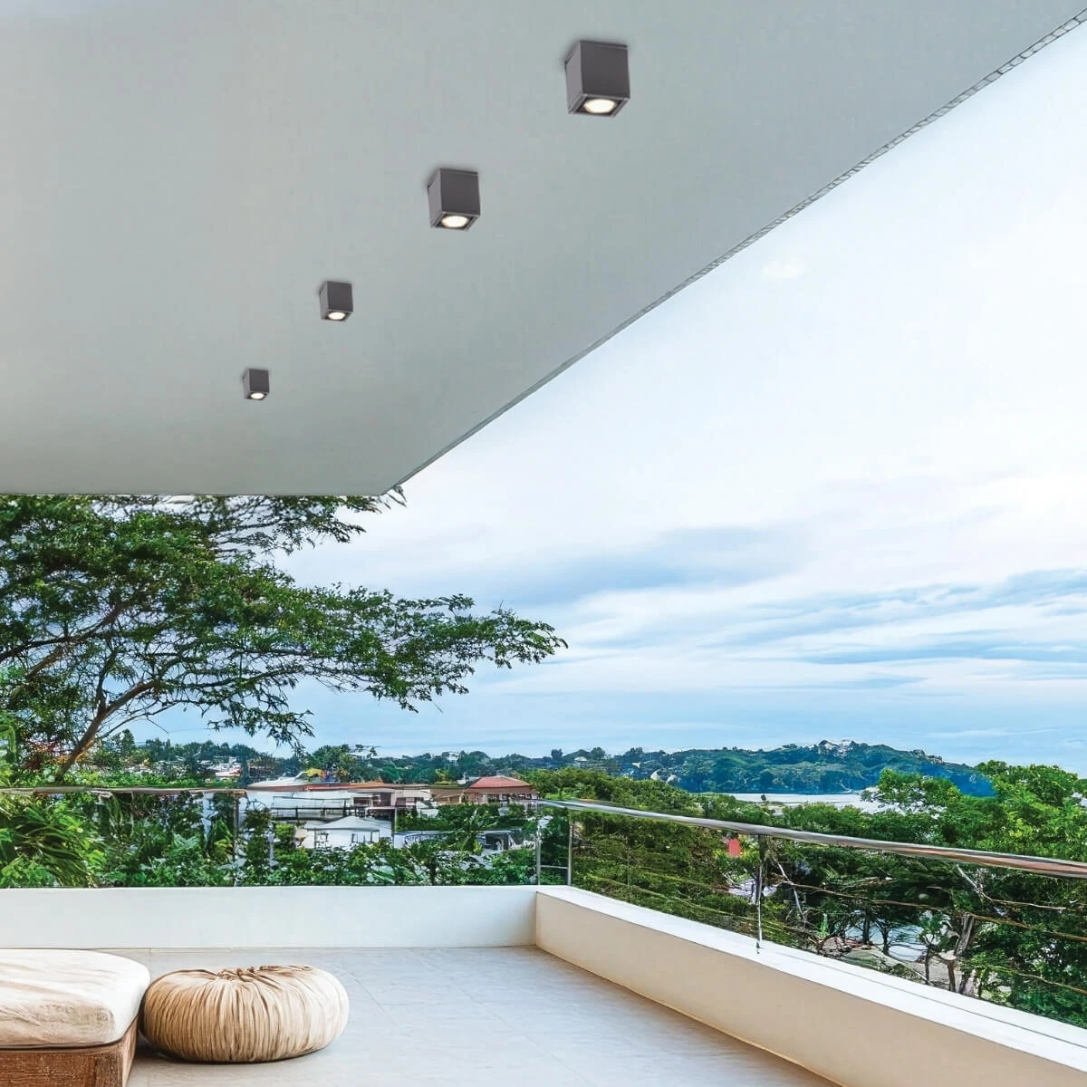 Outdoor Ceiling Light GU10 IP65 Graphite