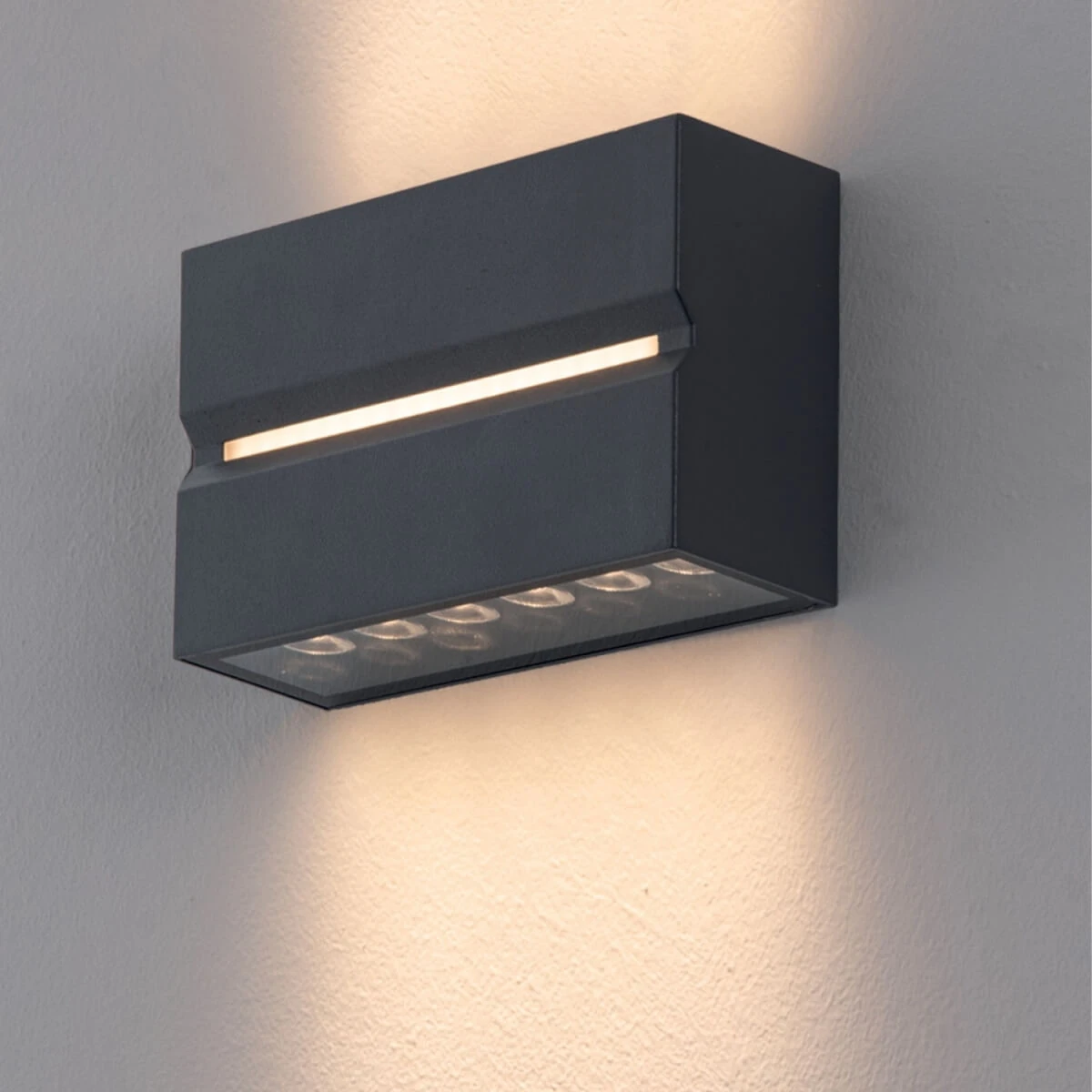 LED Outdoor Wall Light IP54 Graphite