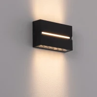 LED Outdoor Wall Light IP54 Graphite