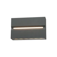 LED Outdoor Wall Light IP54 Graphite - Image 2