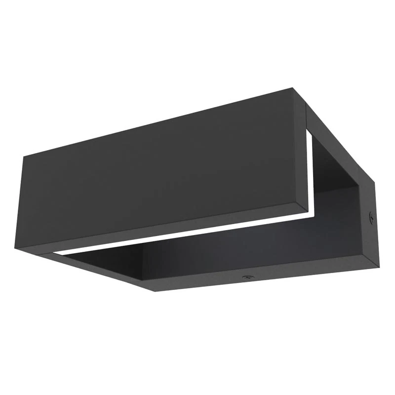 LED Outdoor Wall Light 10W 3000K IP54 Graphite