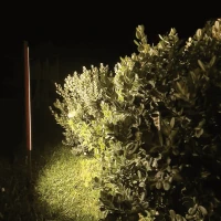LED Lauko Sodo Smaigalinis Šviestuvas 15W 3000K IP65 Tamsiai Rudos Spalvos - Nuotrauka 4