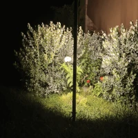 LED Lauko Sodo Smaigalinis Šviestuvas 15W 3000K IP65 Tamsiai Rudos Spalvos - Nuotrauka 5