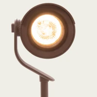 LED Outdoor Garden Spotlight 20W GU10 IP65 Brown - Image 3
