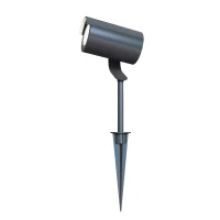 LED Outdoor Spike Spotlight 12W 3000K IP65 Graphite - Image 1