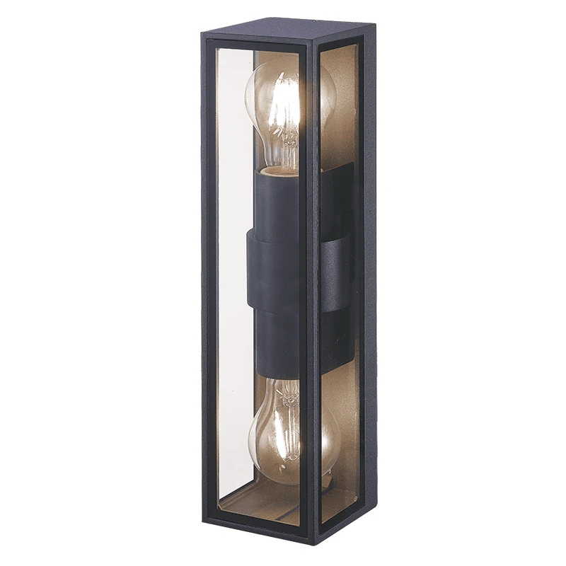 Outdoor Wall Light 2xE27 IP54 Graphite