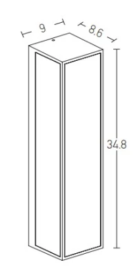 Outdoor Wall Light 2xE27 IP54 Graphite - Image 2
