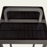 Graphite Portable Solar LED Lantern - Image 4