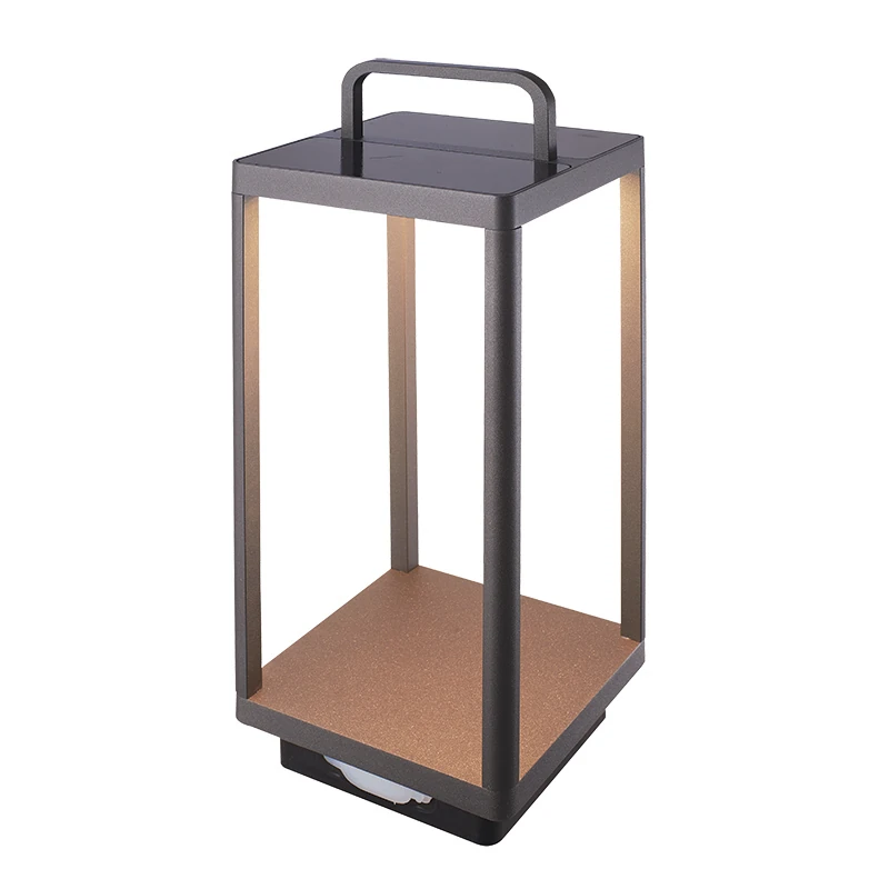 Graphite Portable Solar LED Lantern