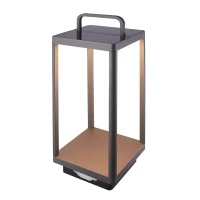 Graphite Portable Solar LED Lantern - Image 2