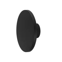 Round LED Outdoor Wall Light, Matt Black, IP65 - Image 2