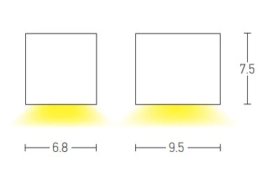 Outdoor Wall Light GU10 IP54 Sandy Black