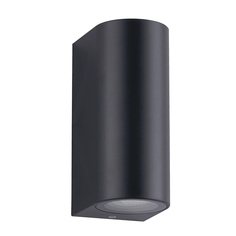 Lauko sieninis šviestuvas GU10 IP54 Matinis Juodas, Paviršinis, 7W, 6.8x9.5x15 cm