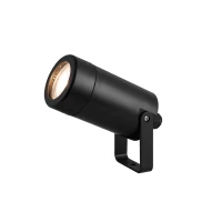 Black Outdoor Adjustable GU10 Spotlight, IP54 - Image 2