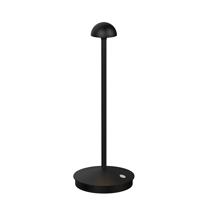 Nešiojamas LED Lauko Stalinis Šviestuvas, Smėlio Juoda, 32cm