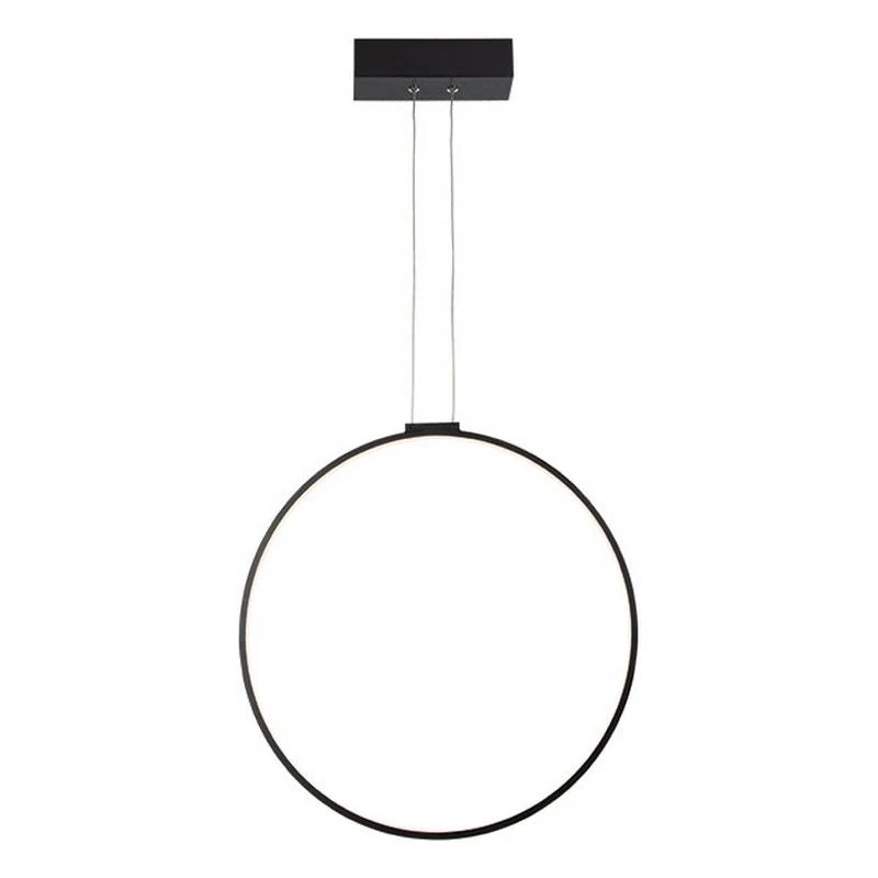 LED Pakabinamas Šviestuvas 24W 3000K Matinė Juoda