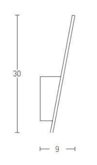 Matt White Metal LED Wall Light 7W 3000K - Image 4