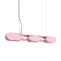 Pendant lamp 91 cm – linear, pink, Push Dimm/DALI - Image 2
