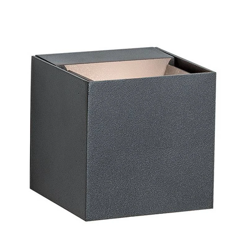 LED Outdoor Wall Light Up/Down Graphite 8x8x8 cm
